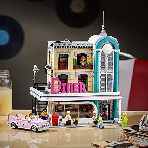 LEGO Creator Expert Downtown Diner 10260 Building Kit Multicolor