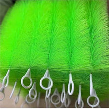 FENNIDICE 20/30/50/100pcs Fish Pond Filter Brushes,with Stainless Steel Ring for Pond Filter Aquarium Skimmer Outdoor Water Garden Decor(100pcs,90cm/35.5in)