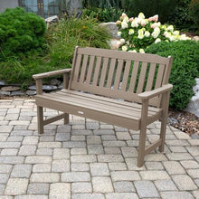 highwood Lehigh Garden Bench, 4 Feet, Woodland Brown