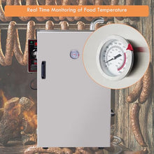 INTSUPERMAI Commercial Electric Smoker, 1000W Stainless Steel Food Smoker Machine with 5 Detachable Racks, 35-120℃ Temp & 0-12H Timer, for Sausage Bacon Seafood Tofu