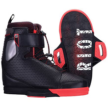 Hyperlite Riot Mens Wakeboard Bindings Black/Red Men's 13-14