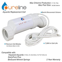 Pureline Replacement Salt Cell PL7106 Compatible with AquaRite T-CELL-15 W3T-CELL-15