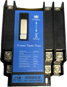 Manual Transfer Switch | 3 Pole | 125 Amp | 50/60 HZ | Easy to Install | 1 Year Warranty!