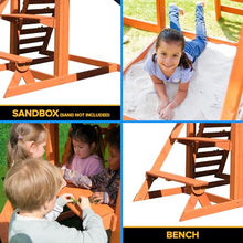 Sportspower Willow Creek Outdoor Kids Wooden Swing Set Multicolor