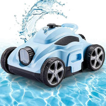 EliteBloom Cordless Robotic Pool Cleaner,Robotic Pool Cleaners, Up to 110 Mins Runtime, Pool Vacuum with Top Handle and Filter, Dual-Motor, for above Ground Pools
