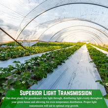Farm Plastic Supply String Reinforced 10 mil Clear Greenhouse Plastic Sheeting Clear 60' x 75'