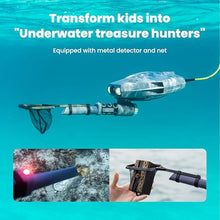DORY EXPLORE treasure-hunting photography and videography underwater drone, metal detector & net bag, Bluetooth RC, uncovers the secrets of the ocean and experience underwater Adventure