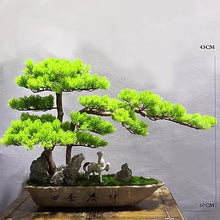 AOKLEY Artificial Bonsai Artificial Bonsai Tree Potted Plant Ornament Bonsai Simulation Bonsai Green Plant Fake Plant Decoration for Home Office (Color : B)