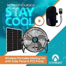 EXTREMEMIST Portable Solar Powered Misting Fan Pro 270 PSI