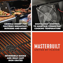 Masterbuilt® Gravity Series® 800 Smoker Grill - Charcoal Grill plus Griddle Insert, Digital Control, App Connectivity, 800 Cooking Square Inches in Black, Model MB20040221