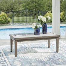 Signature Design by Ashley 1-Piece Outdoor Coffee Table, Sintered Stone
