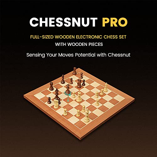 Chessnut Pro Electronic Chess Board Set 55cm Wooden