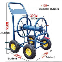 Water pipe storage rack Garden Hose Reel Cart with Wheels for Outdoor, Yard Water Planting Truck , 490 Feet of 1/2 Inch Large Capacity Hose Reel Cart, Heavy Duty Patio Lawn Garden Watering Equipment C
