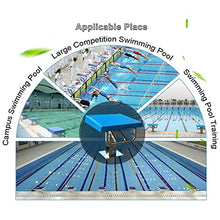 WANYE 19.7 Inch Heavy Duty Pool Diving Boards, Non-Slip Swimming Pool Diving Platform with Stainless Steel Base, for Competition 19.7inch, Blue