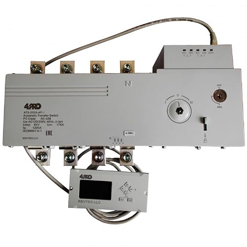 4PRO ATS-250A-4P-iRC Automatic Transfer Switch, 250A, 120/208V, 50Hz, 60Hz