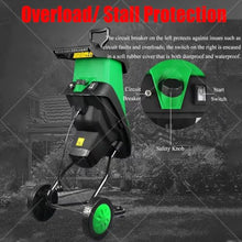 ShaiVrissian Mulcher Shredder 2400w with Overload Protection Nocable