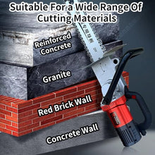 7800w/8800w Diamond Chain Concrete Saw With Water Fed Dust 7500 rpm High Performance Electric Precision Concrete Wall Cutting Machine Chainsaw Powerful With 2 Chains/2 Guide Bar,350