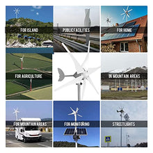 ngddf2haa 600W 800W 1000W Wind Turbine Generator New Energy Horizontal Wind Turbine Generator 12v 24v 48v Homeuse Windmill with MPPT Controller (Color : 5 Specification : 1)