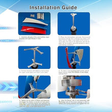 BLBDBFY Vertical Axis Wind Turbine Generator Kit 20000W with Electromagnetism Controller, 3 Blades Wind Turbine Power Generation, Permanent Magnet Generator for Mobile House Cabin(White,48V)