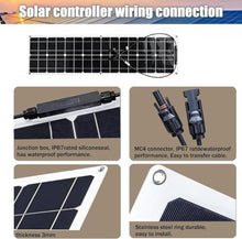 KZZAAO Flexible Solar Panel 200W 400W 800W Bendable Solar Panels Mono Cell, Lightweight & Urtra-Thin for RV, Camping, Boat, Balcony, Roof