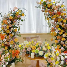 Moon Shape Garden Arch Set for Weddings with Floral Tools Kit Perfect Backdrop for Ceremony and Party Decor 2pcs 3 Color/Size Combinations(White,6.8ft+8.2ft)