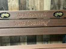 Generic Memorial Park Bench Recycled Plastic Walnut