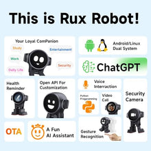 LeTianPai Rux AI-ChatGpt Smart Pet Desktop Robot White