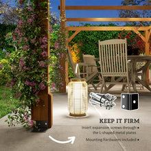 Outsunny 20' x 10' Outdoor Pergola Wood Gazebo Dark Brown