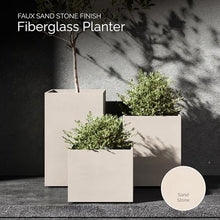 COSAPOTS Reglito Tall Square Planter for Outdoor Plants, Indoor/Outdoor