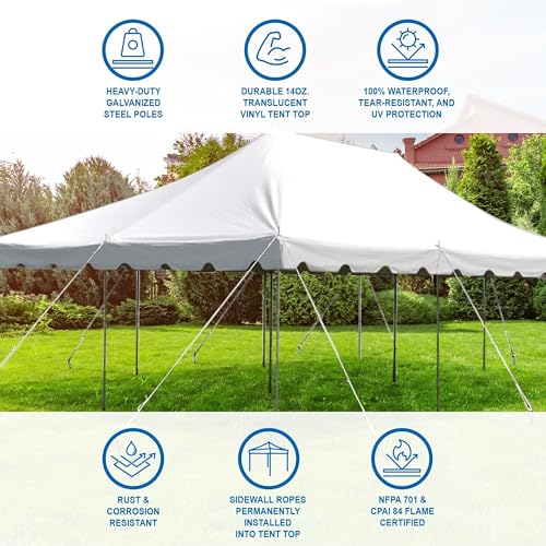 Party Tents Direct 20'x30' Canopy Tent White