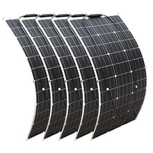 ISOLEI Portable Solar Chargers Flexible Solar Panels Kit,Monocrystalline Solar Panel Ultralight Ultra Thin Waterproof for Motorhomes, Campers, Boats