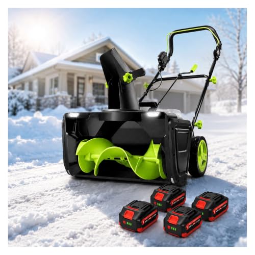 Snow Blower Battery Powered, Electric Snow Removal Machine
