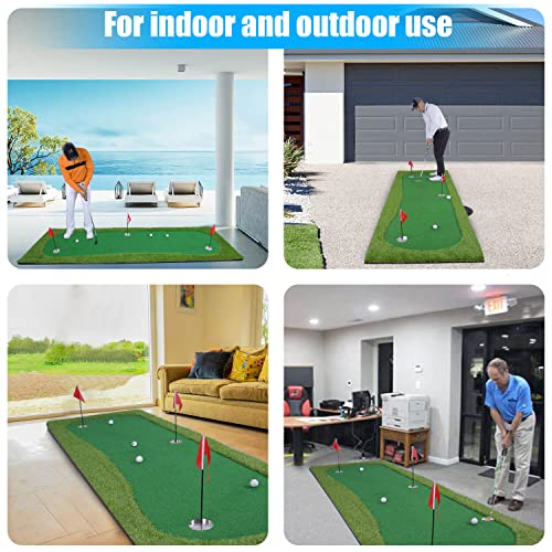 BOBURN Golf Putting Green Mat 3.3x10ft