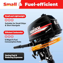 EurHomePlus 4.4KW Electric Outboard Trolling Motor 7'' 3-Blade Propeller Black