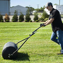 Spyker 300lb Push/Tow Commercial Lawn Roller with No-Tools Handle