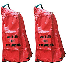 (2 Pack) Outdoor Fire Covers for 150 Lb Wheeled Unit Fire Extinguishers