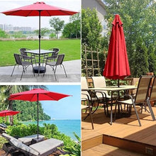 GAZOGJ 9Ft Outdoor Market Umbrella Replacement Canopy Cover - Uv Protective Parasol Fabric - Green 300Cm Canopy for Patio Garden Beach - Durable 6-Rib Design,Green-270cm/8.9ft