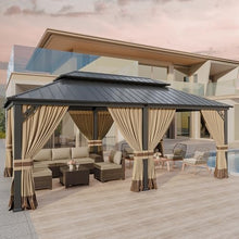 Kurapika 12' x 20' Hardtop Gazebo Sand