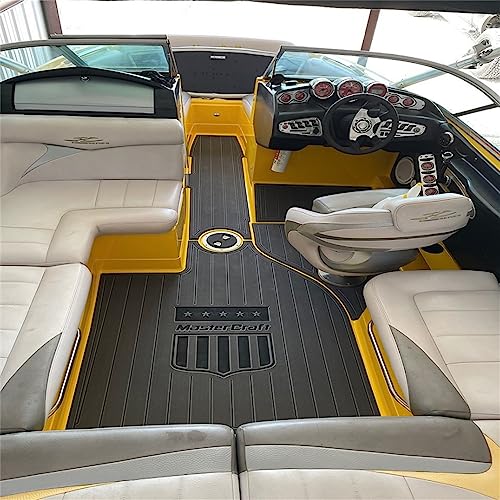 Valman Boat EVA Faux Teak Decking Floor Mat for 2006-2011 Mastercraft X2 - Multiple Color Options Available