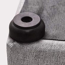 LASEVE Footstool, Ottoman Stool Seat Storage, Foot Rest Stools Wooden, Footstool Pouf Outdoor, Portable - for Living Room, Bedroom, Small Space
