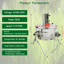SDdPulse Bud Leaf Trimmer, Electric and Manual Dual Mode Hydroponic Cutting Machine with Stainless Steel Blades for Wet and Dry Plant Leaves and Stems