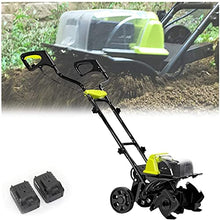 RhLLvJ Electric Tilling and Loosening Machine Microtiller Small Plough Machine Home Turning Soil Digging Orchard Cultivator Agricultural Use