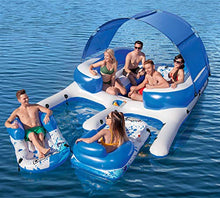 Bestway CoolerZ Tropical Breeze III Inflatable Floating Island Blue