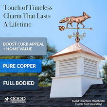 Good Directions Fox Weathervane, Pure Copper