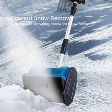 Cordless Electric Snow Shovel, Efficient Snow Thrower with Directional Plate, Lightweight Snow Blower for Driveway Winter Snow Removal(One Battery)