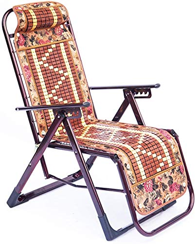 Lightweight Outdoor Reclining Zero Gravity Chair Extra Wide Adjustable Lounger Chair for Patio Garden Beach Pool Folding Garden Sun Lounger Recliner Bed Chair – Comfortable Seat Foldable