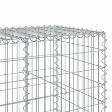 DYRJDJWIDHW Outdoor Planter Flower pots planters for Outdoor Plants plantersGabion Basket with Cover 354.3"x39.4"x39.4" Galvanized IronSuitable for Garden Courtyard