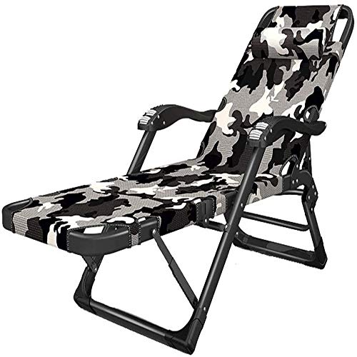 IIPOSAQQ Sun Lounger Zero Chairs Folding Reclining Chairs for Garden Outdoor Beach Pool Camping Patio Weatherproof Oxford Fabric with Headrest for Patio Beach Support 200 Kg