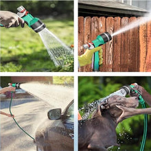 Portable Hose Pipe Reel, Mobile Hose Reel Cart Patio Watering Irrigation, Garden Hose Reel Kit Hose Cart Metal with Water Gun (Color : Green, Size : 30m)
