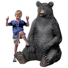 Design Toscano Bear-Zerk Giant Sitting Black Bear Statue